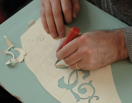 Трафаретная роспись