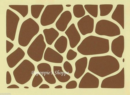 Принт для ткани жирафа