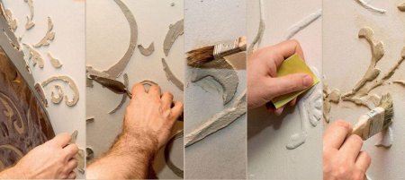 Лепнина на стене своими руками для начинающих