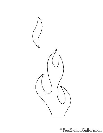 Рисунки огня для срисовки легкие