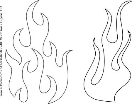 Языки пламени для вечного огня