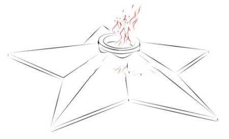 Пламя огня для детей