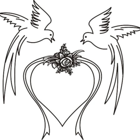 Свадебные голуби