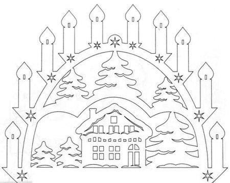 Вытынанки Рождество Христово храмы