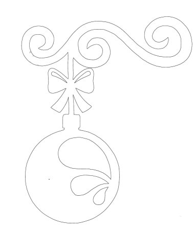 Трафареты на окна новогодние