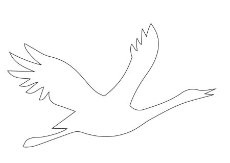 Журавли для вырезания