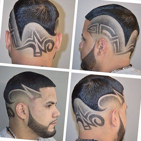 Рисунки на голове