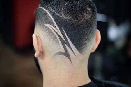 Мужские стрижки с узорами