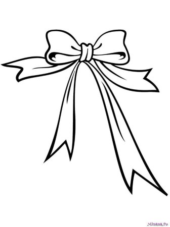 Бант рисунок