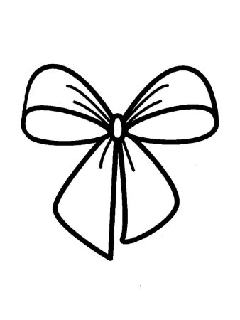 Красивый бантик рисунок