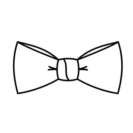 Галстук бабочка раскраска