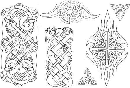 Кельтский орнамент тату