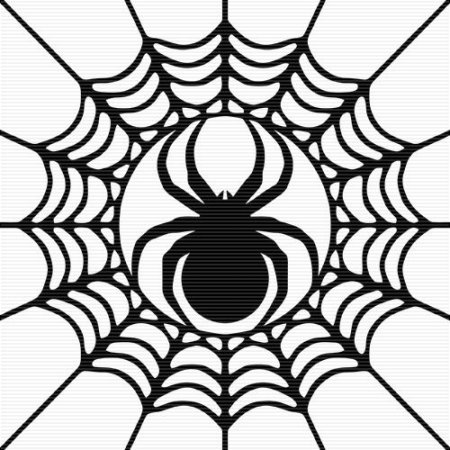 Паучки печать