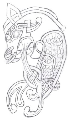 Дракон Celtic Knotwork