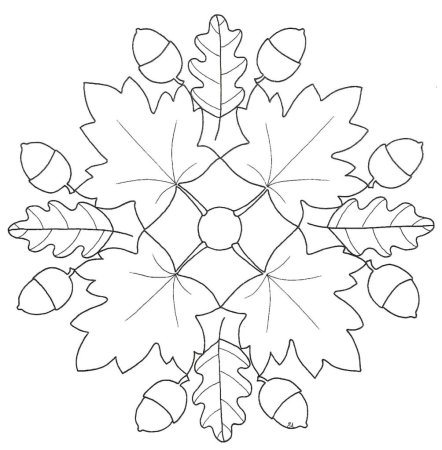 Раскраска. Осень