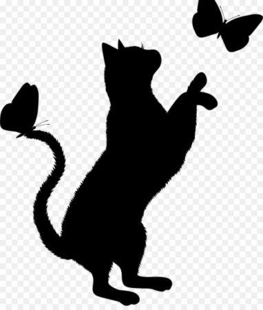 Силуэт кошки