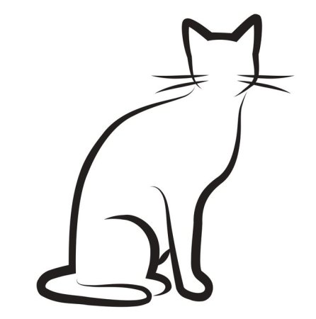 Кот контур