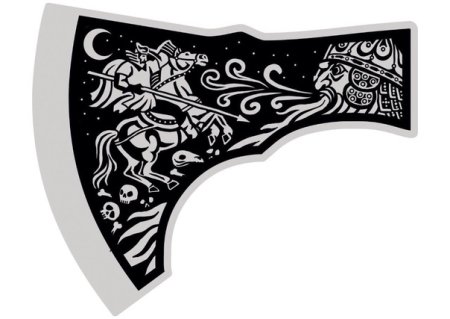 Трафарет на топор