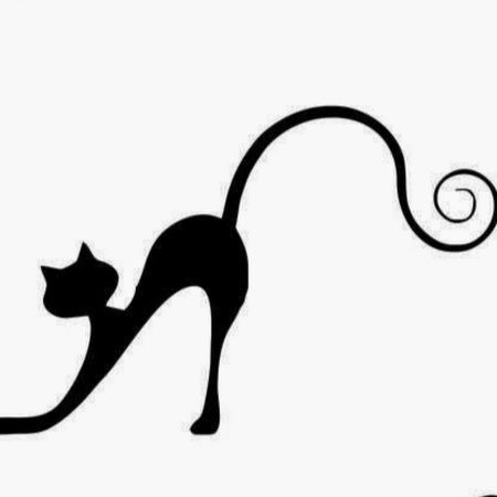 Кошка с выгнутой спиной