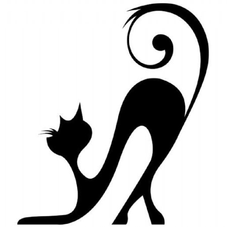 Изящный силуэт кошки