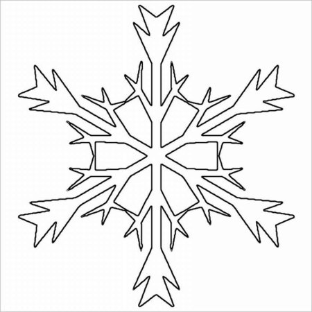 Снежинка раскраска
