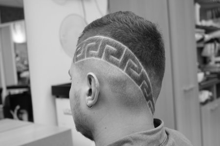 Мужские стрижки с узорами