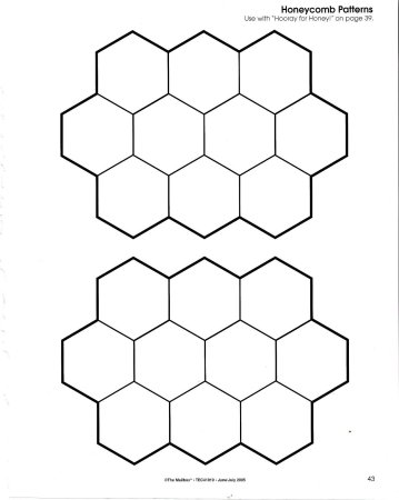 Трафарет соты