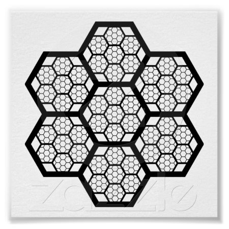 Орнамент из шестигранников