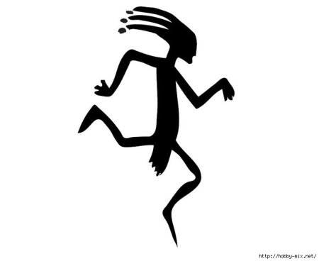 Наскальная живопись Кокопелли