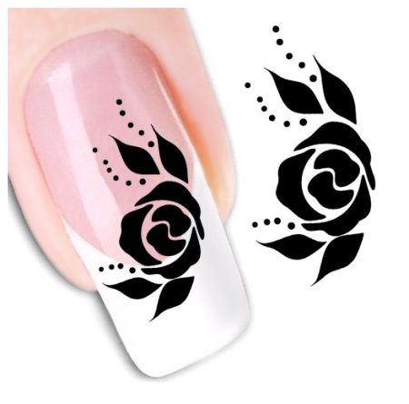 Ногти трафарет рисунок