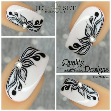 Схемы рисования на ногтях