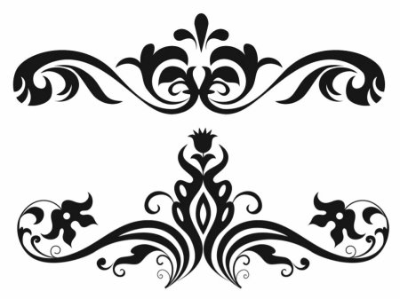 Трафарет вензеля