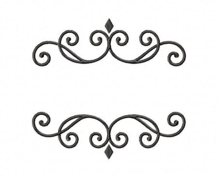 Трафарет вензеля