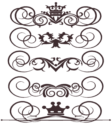 Свиток с вензелями