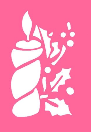 Трафарет на окно для краски