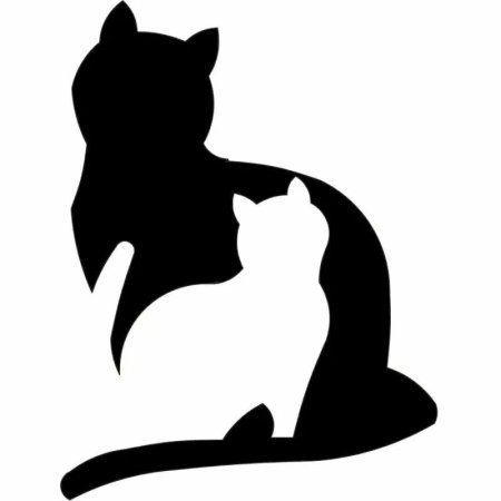 Силуэтная аппликация