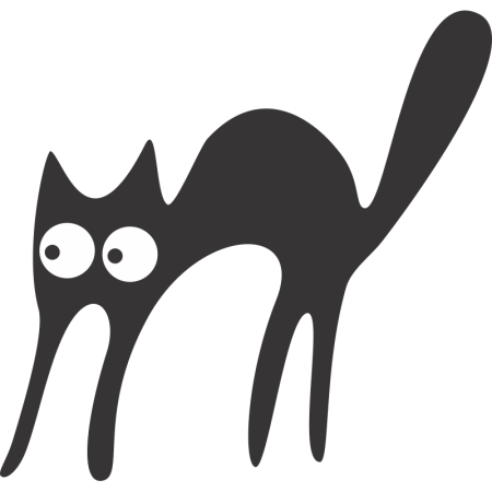 Трафарет кота