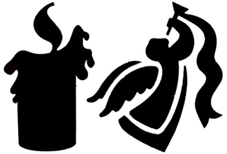 Трафареты для искусственного снега на окна