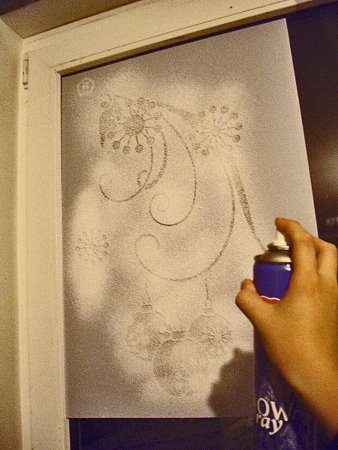 Трафарет "новогодний"