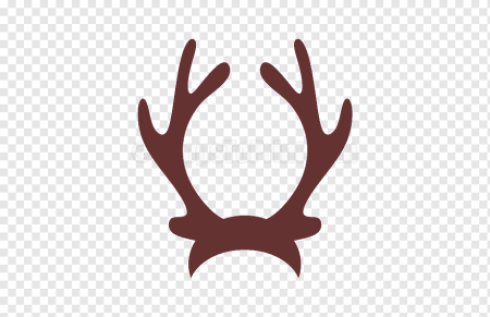 Оленьи рога силуэт