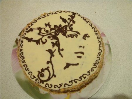 Рисунки на торте в домашних условиях