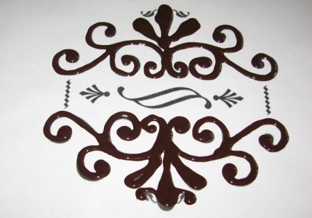 Трафарет для торта узоры