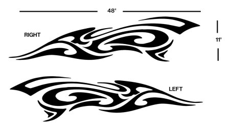 Трафареты на авто