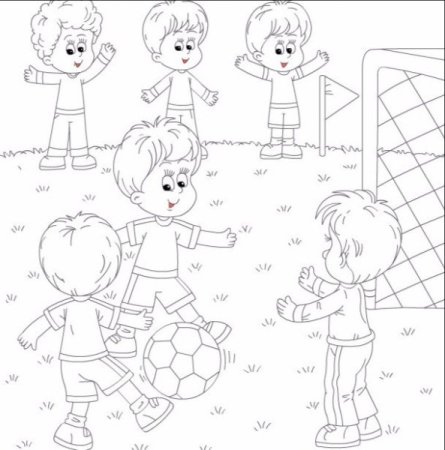 Здоровое питание раскраска