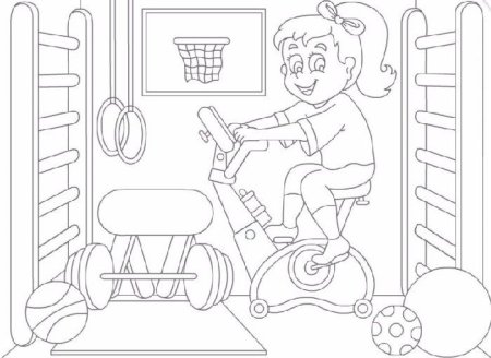 День раскраска для детей