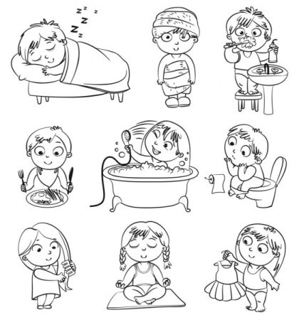 Правила поведения на воде раскраска