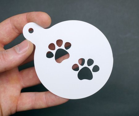 Формочки для рисования на кофе