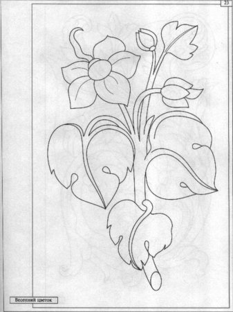 Контурные узоры для резьбы по дереву