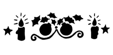 Рисунки на окна трафареты