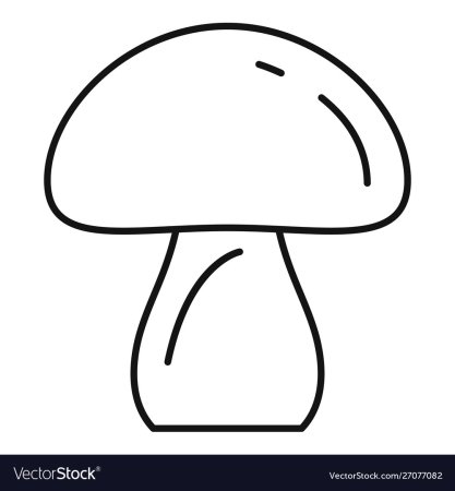 Трафарет "грибы"